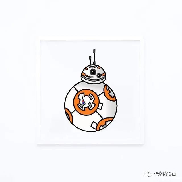 科幻画图片大全浇水机器人机器人简笔画星球大战bb8简笔画教程