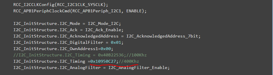 STM32F030开发日志之I2C