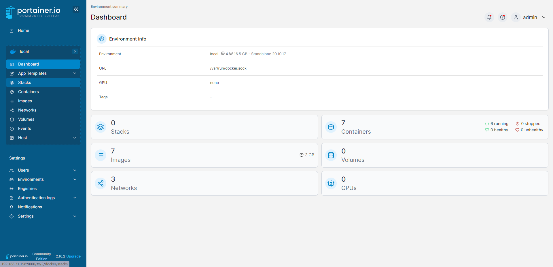 Docker安装可视化管理器Portainer