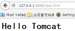 ʹtomcat，html