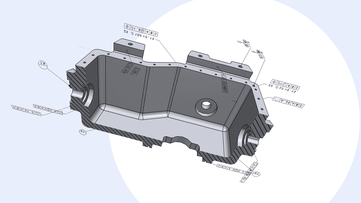 Import of graphical PMI from CATIA