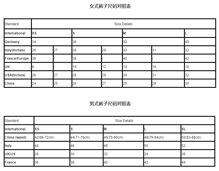 中国内衣尺码参照表_内衣尺码参照表