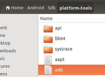 SDK adb aapt