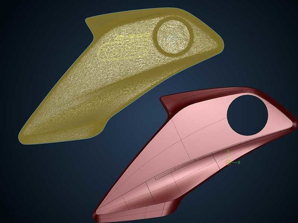 dx逆向建模步骤cad亮点i通过逆向工程使cad模型与实物一致