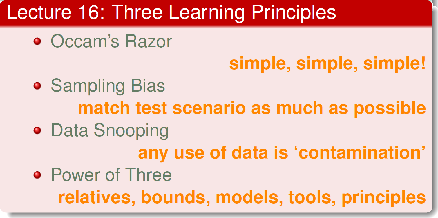 林軒田《机器学习基石》课程总结