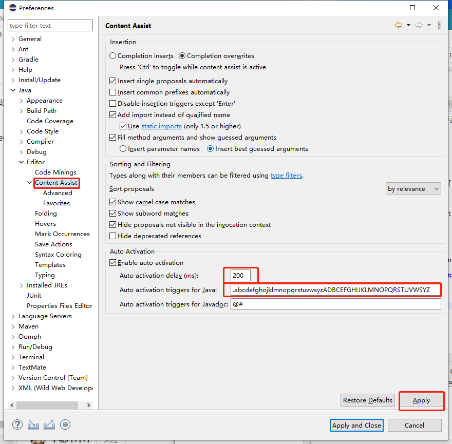 Eclipse代码没提示怎么办（2021最新版本）；_eclipse没有代码提示CSDN博客