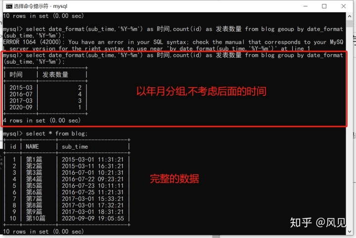 mysql 时间函数多了8小时_MySQL时间函数了解