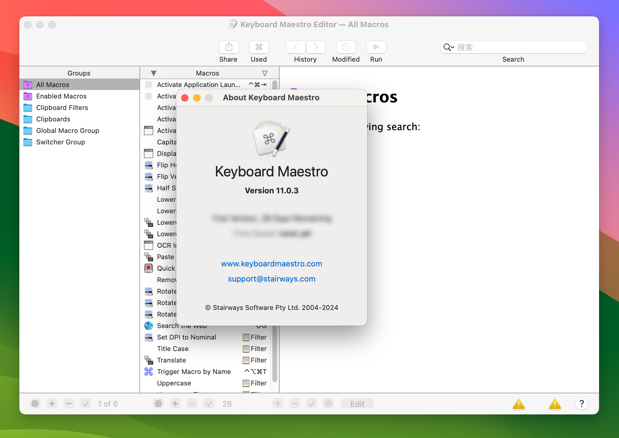 Keyboard Maestro for Mac v11.0.3 - Mac键盘热键工具