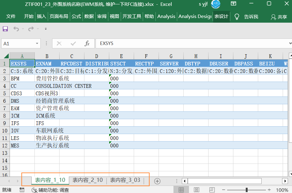 SAP工具箱 批量下载指定表数据到EXCEL