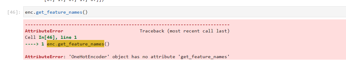 Onehotencoder没有啥属性_Onehotencoder' Object Has No Attribute  'Transform_Fgh431的博客-Csdn博客