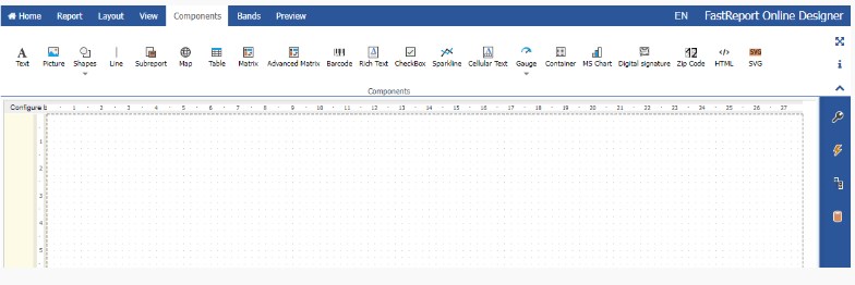 FastReport在线设计器2024.1