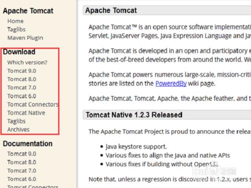 tomcat下载与安装