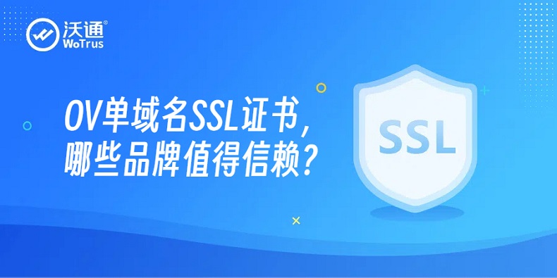 OV单域名SSL证书，哪些品牌值得信赖？_ssl证书