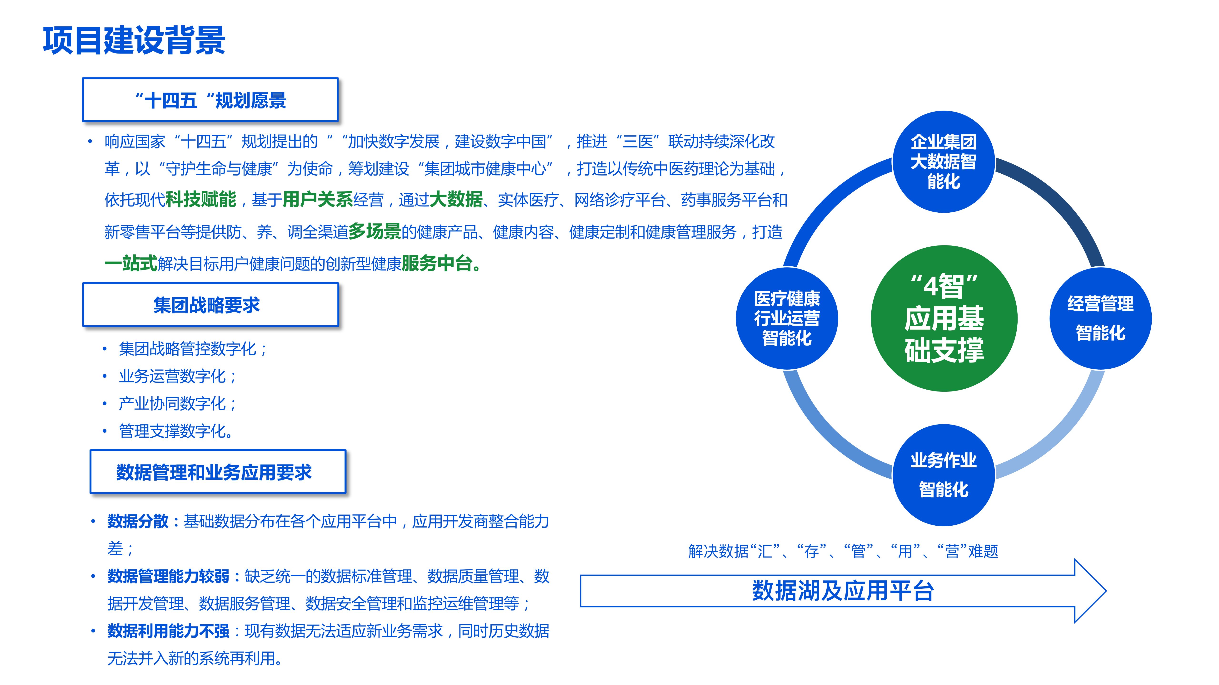 企业数字化转型大数据湖一体化平台项目建设方案PPT