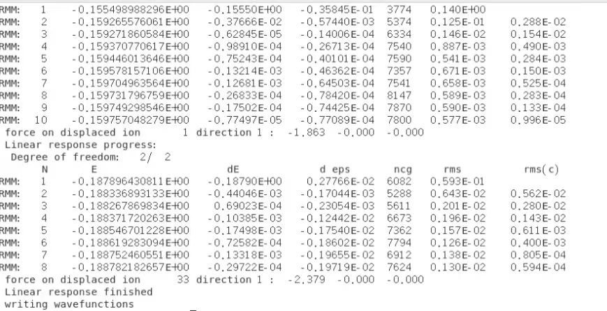 VASP-DFPT计算报错SETUP_DEG_CLUSTERS: NB_TOT exceeds NMAX_DEG