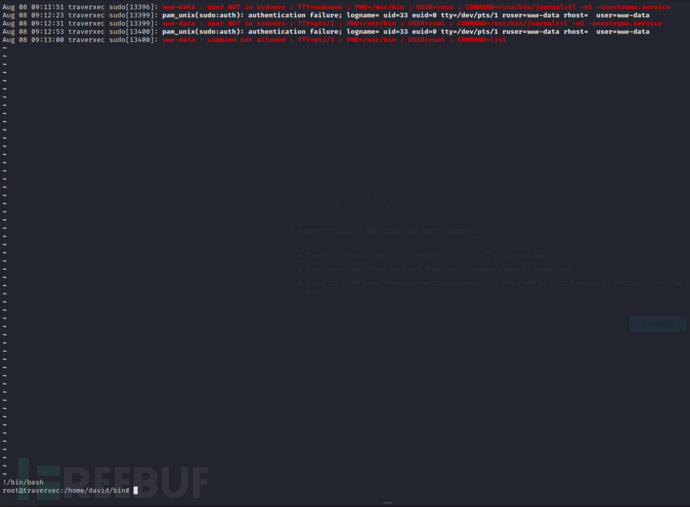 [Meachines] [Easy] Traverxec Nostromo RCE+SSH-私钥RSA解密+journalctl权限提升