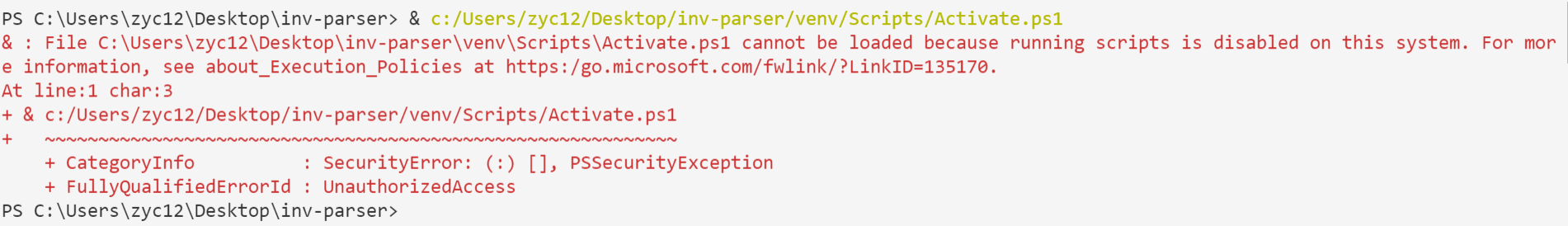 解决PowerShell上“运行脚本在这个系统上被禁用”错误_powershell+因为在此系统上禁止运行脚本-CSDN博客
