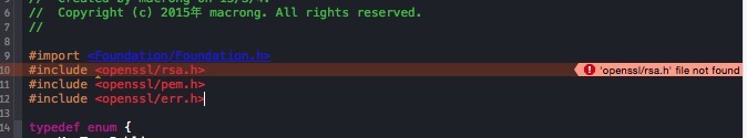 openssl/rsa.h <wbr>file <wbr>not <wbr>found <wbr>问题解决方法