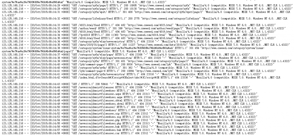 linux扫网站目录,Linux下CSF防火墙阻止恶意网站目录/文件扫描