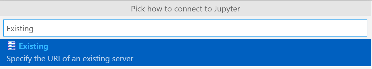 Jupyter：现有服务器