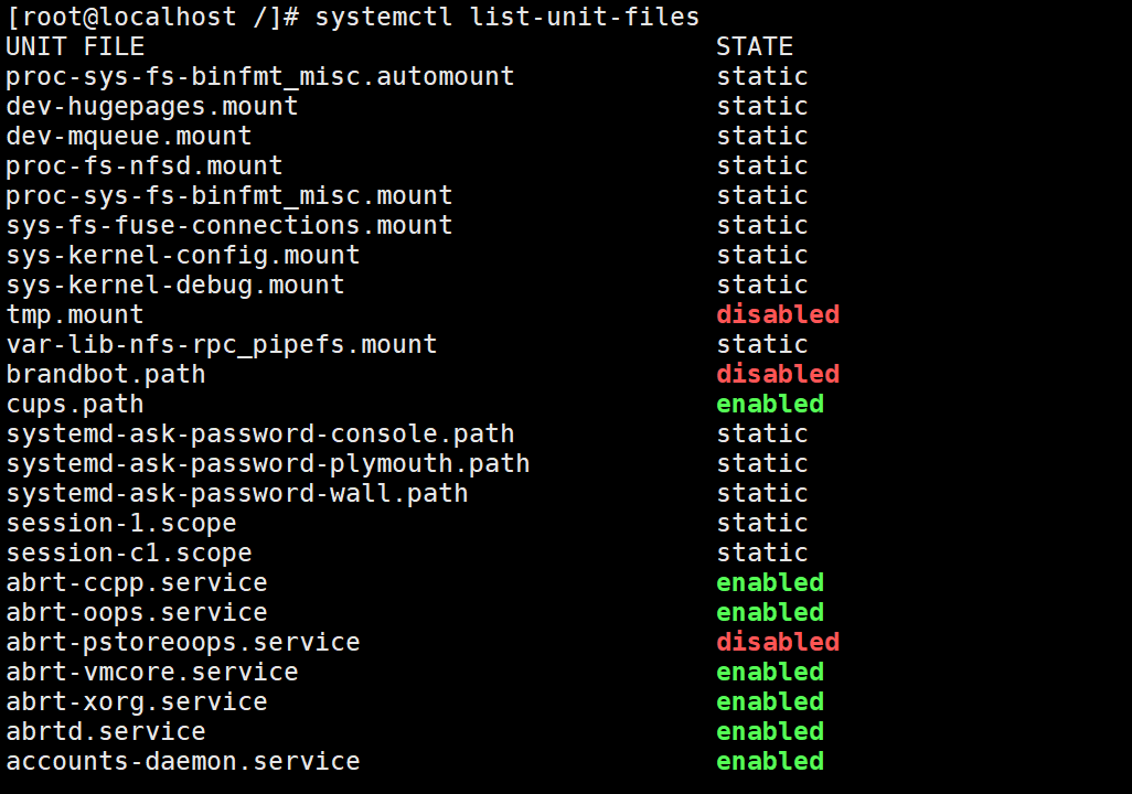 linux 7服务取消开机自启动，centos7设置服务开机自启动的两种方法