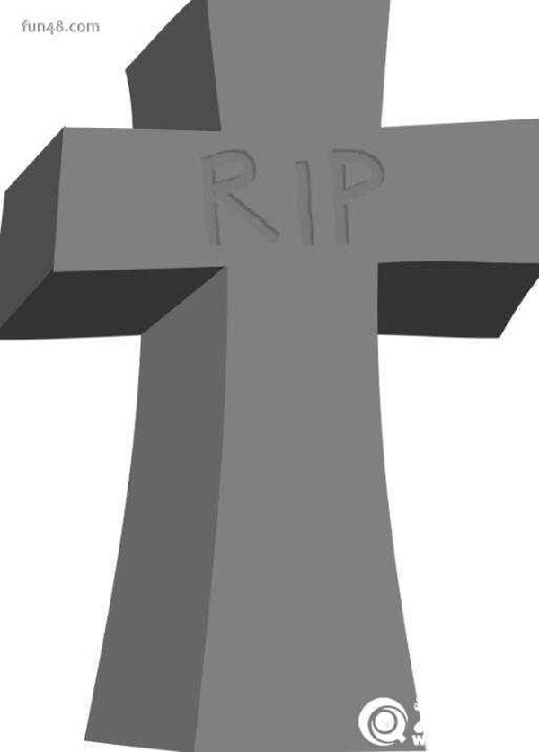 rip什么意思呢?也就是"rest in peace",中文意思就是愿(死者)安息吧!