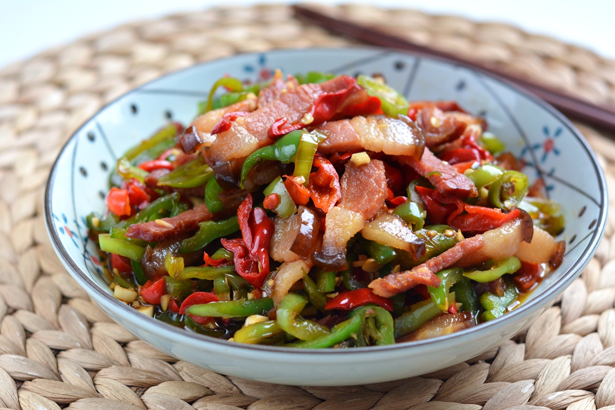 辣椒炒腊肉,下饭神器呀
