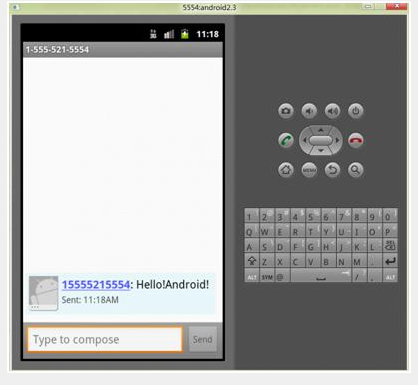 android 发送短信 广播 demo,向Android模拟器打电话发短信的简单方法