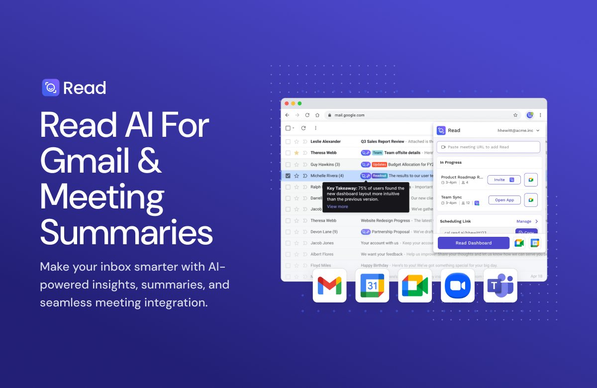 Read AI for Gmail