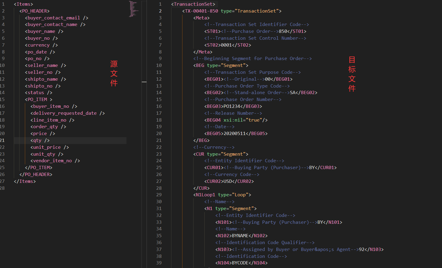 XML Map 端口进阶篇——常用关键字和格式化器详解