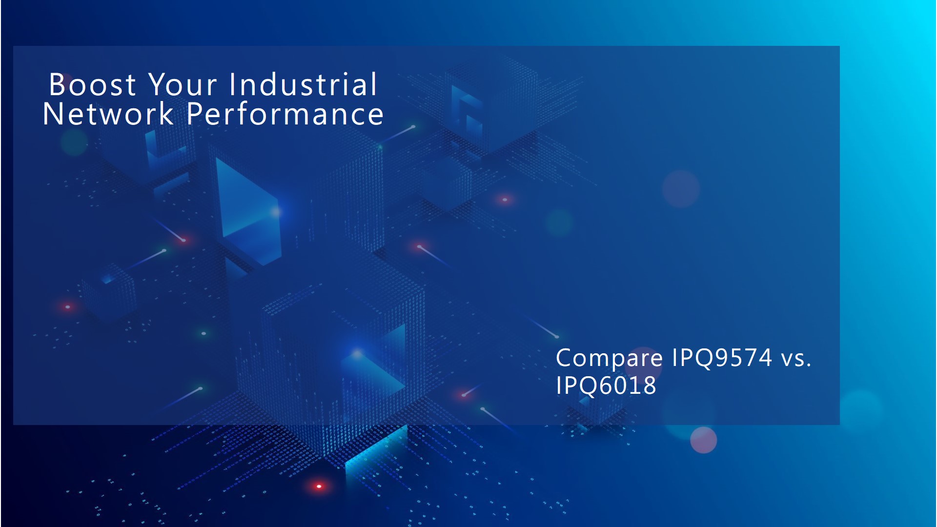 Network Performance Comparison for Industrial Automation Systems: IPQ9574 vs. IPQ6018_ios