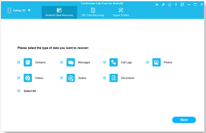 适用于 Android 的 Coolmuster Lab.Fone