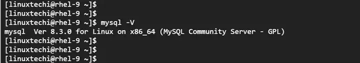 Verify-MySQL-Server-Version-RHEL9
