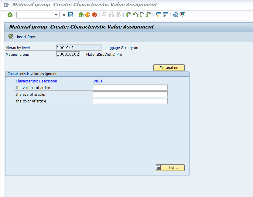 SAP RETAIL ļ(Characteristic Profile) II