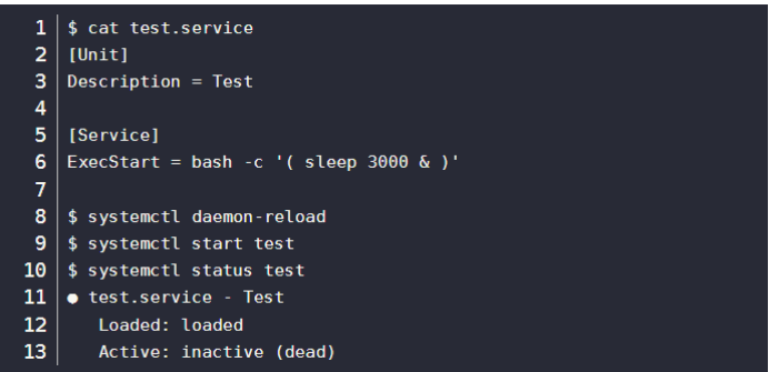 Linux Systemd type=simple和type=forking的区别