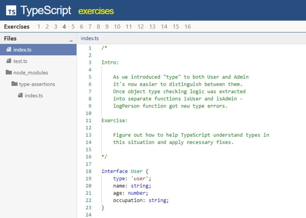 TypeScript 练习