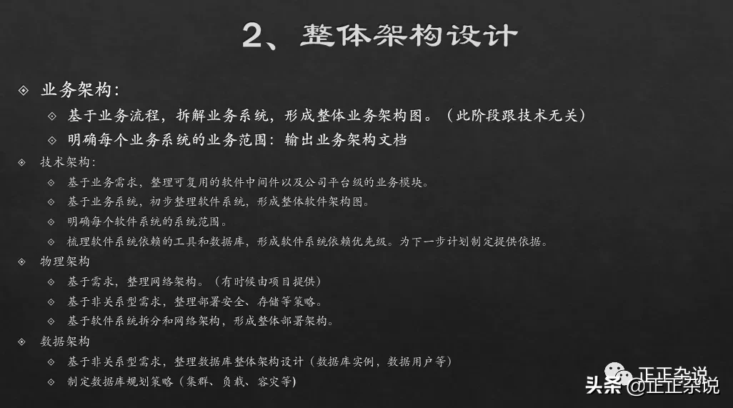 一个架构师如何开展工作？业务架构全过程设计思路整理