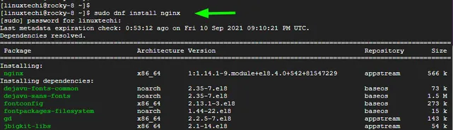 Install-nginx-on-rocky-linux8