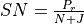 SN = \frac{P_r}{N + J}