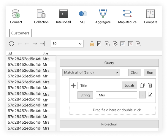 Visual Query Builder - 在 MongoDB GUI、Studio 3T 中进行查询的多种方式之一