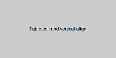 table cell demo