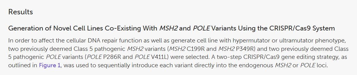 文献解读-肿瘤测序-第六期|《基于CRISPR/Cas9技术的肿瘤突变负荷测量新参考物质的开发》