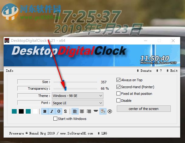 DesktopDigitalClock 5.05 instal the new for mac