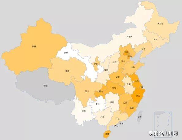 34个省级行政区简图_中国省份可持续发展排名&50个大中城市可持续发展