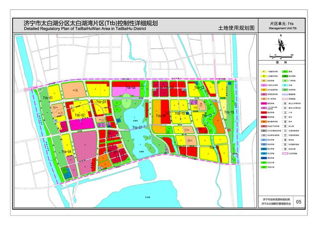 土地利用规划图例颜色看卫星图和规划图，济宁北湖湾还将有更大发展 Csdn博客 