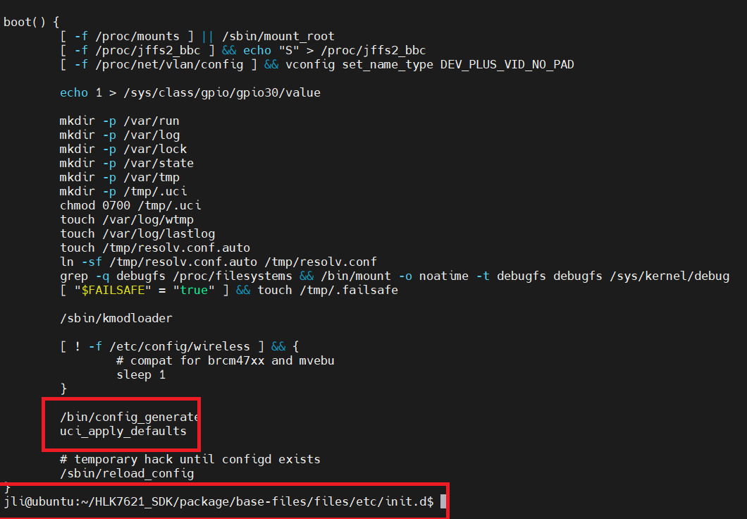 [openwrt]network配置生成和下发