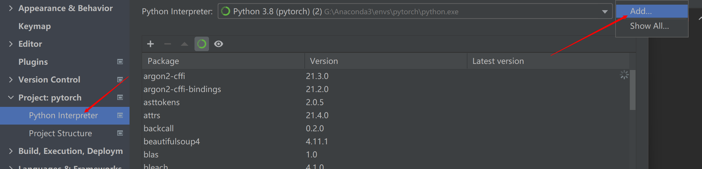 安装pytorch+配置pycharm解释器（超级详细适合小白）_pycharm专业安装解释器-CSDN博客