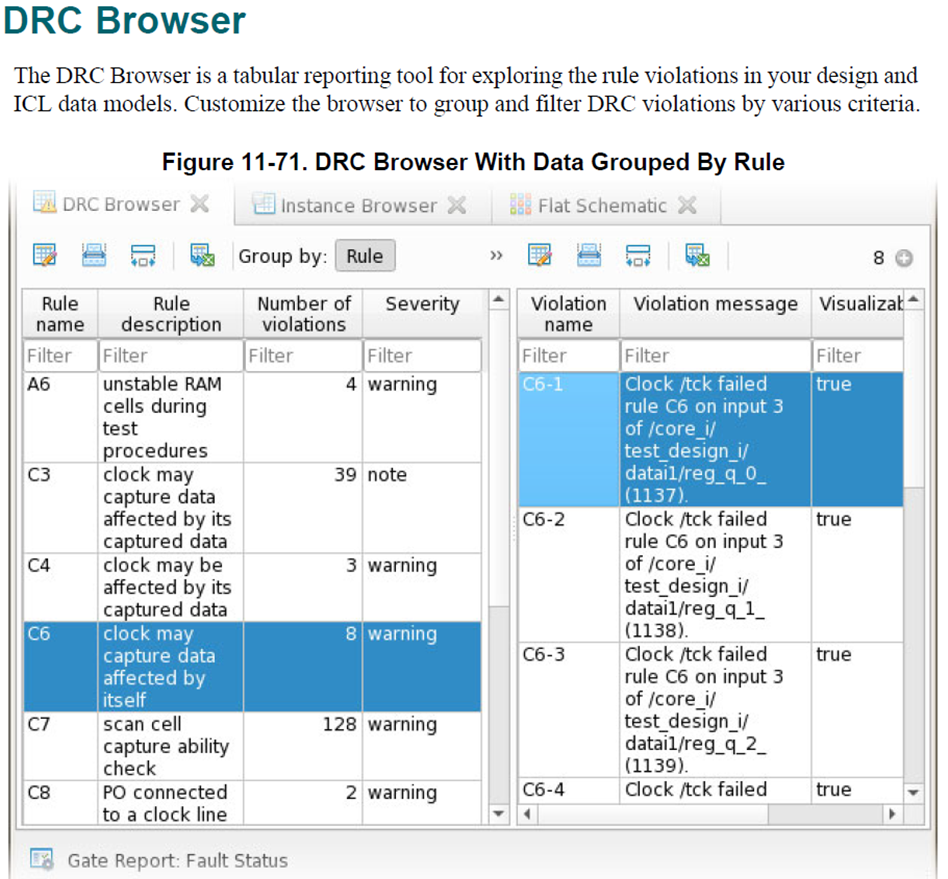 TessentShell Chapter11 Tessent Visualizer Components and Preferences 后