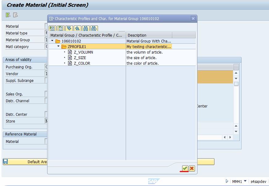 SAP RETAIL ļ(Characteristic Profile) II