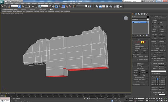 3D Studio Max モデリング チュートリアル未来的なボルトガン